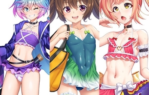『対魔忍RPG』男の娘のえっちなおちんちんのもっこり付きエロ水着のガチャを実装！