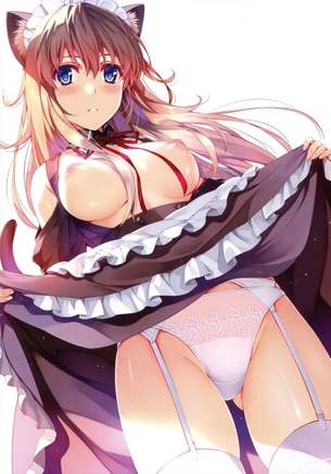 やっぱりえっちなお姉さんはガーターベルトを着用してるんですね！っていう二次元エロ画像