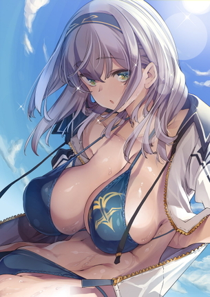 【ホロライブ】白銀ノエルのエロ画像まとめ Part2【100枚】