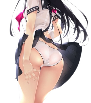 こういうのでいいんだよね！女の子がおぱんつ見せてくれてるえっちな二次元エロ画像