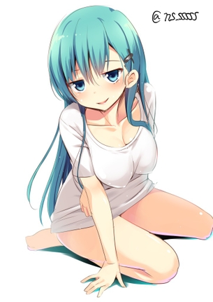 【２次】太ももが綺麗な女の子のエロ画像その４７
