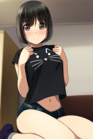 【２次】ボブヘアの女の子のエロ画像その２