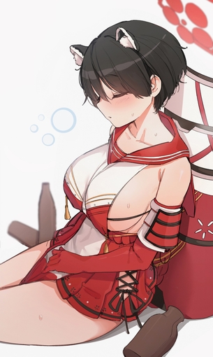【２次】ブルーアーカイブの春日ツバキちゃんの可愛いエロ画像