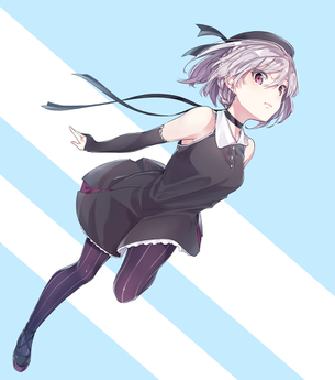 【２次】綺麗な銀髪美少女のエロ画像その２６
