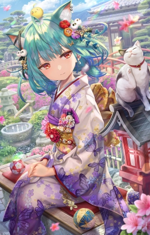 【二次】和服・着物・和装女子画像