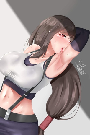 わきフェチの二次エロ画像で抜きたい！