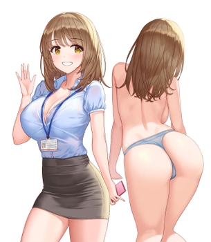 【２次】パンツや水着が食い込んじゃってる女の子のエロ画像その４２