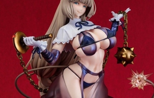 『ボンバーガール』セピアのおっぱいがでかすぎて下着に締め付けられるエロ衣装フィギュア