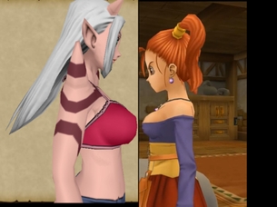 【悲報】ドラクエのゼシカさん、自慢のおっぱいで負けてしまう