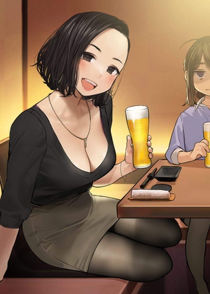 【判ってらっしゃる】谷間強調したエロい格好の女達の二次エロ画像