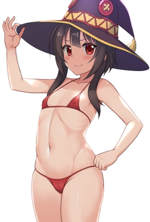【２次】 エッチな水着や下着を着用してる女の子のエロ画像その３８