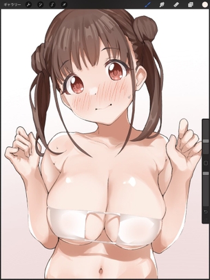 【２次】お団子ヘアの女の子のエロ画像その７