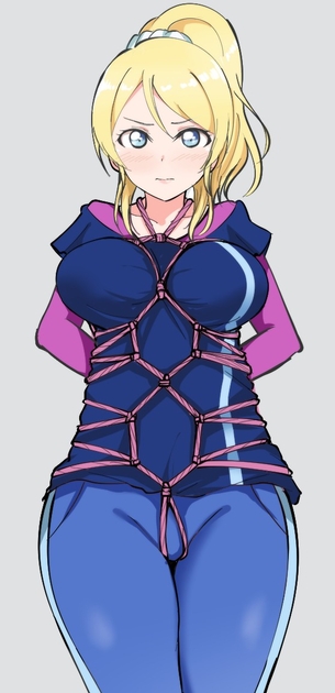 【２次】拘束されて動くことができない女の子のエロ画像その２５