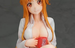『ソードアート・オンライン』結城明日奈の裸にワイシャツ姿でほぼ丸見えなエロフィギュア！