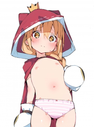 【２次】縞パン美少女のエロ画像その６