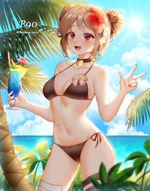 【ドールズフロントラインエロ漫画】P90のご奉仕Ｓ●Ｘで即抜き！●ハメ！