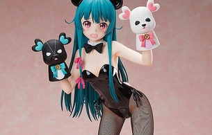 『くまクマ熊ベアー』ユナのバニーガールならぬクマスーツのエロい太もものエロフィギュア！