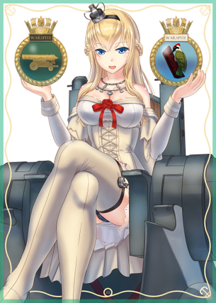 【艦隊これくしょん】ウォースパイトのがっつりむしゃぶりつきたいおっぱいエロ画像で即抜き！