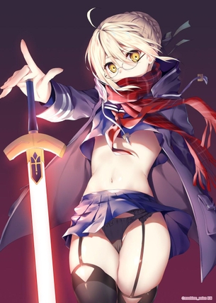 ガーターベルトをぱっつんぱっつん引っ張って太ももに跡を残してみたい二次元エロ画像