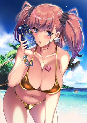 【画像あり】金ビキニのイラスト、なぜか急に流行るｗｗｗｗｗｗｗｗｗ