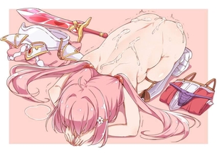 事後の二次フェチ画像。