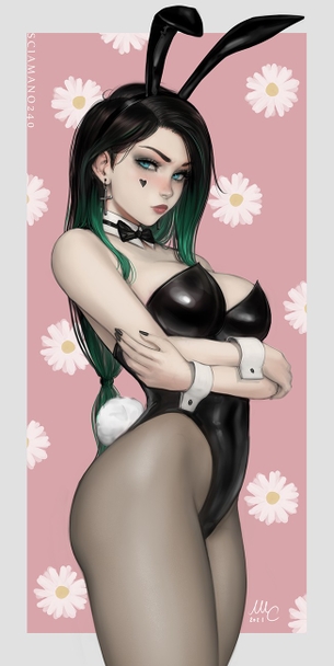【２次】バニーガール姿の女の子のエロ画像そ１９