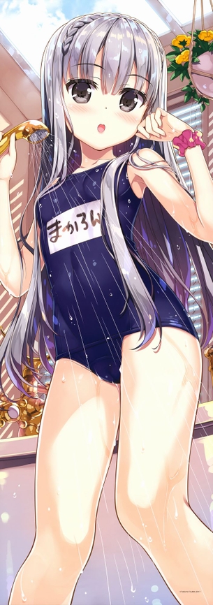 【２次】 スク水姿の可愛い女の子のエロ画像その１５