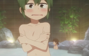 アニメ『先輩がうざい後輩の話』10話でラッキースケベとエロい銭湯入浴シーンと巨根描写