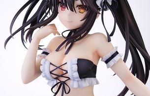 『デート・ア・ライブ』時崎狂三のえっちなおっぱいとスケスケパレオの水着姿のエロフィギュア