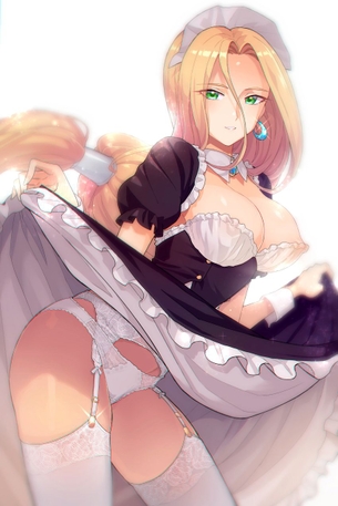 ただの下着二次元エロ画像と侮るなよ！ガーターベルトさんのえちえち太ももとか最強だからね！
