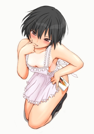 【二次エロ】裸エプロンの女の子！　その６