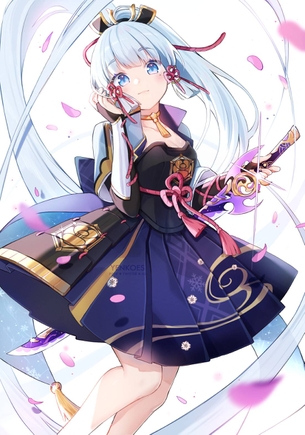 【二次エロ】原神の白鷺の姫君、神里綾華の可憐な画像まとめ！No.03【20枚】