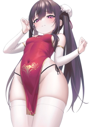 【二次】エッチな白ニーソのエロ画像をおくれ Part4