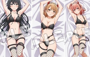 『俺ガイル』3人がエロい小悪魔衣装の下着姿でエロいことになってるだきまくら！