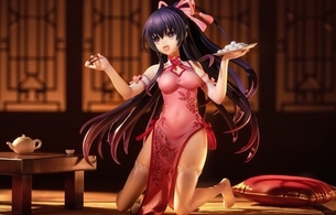 『デート・ア・ライブ』夜刀神十香のエロおっぱいが浮き出てるチャイナドレスのエロフィギュア