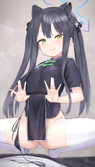【画像】ノーパンオマンコが布で隠れた格好がエロすぎるｗｗｗPart2