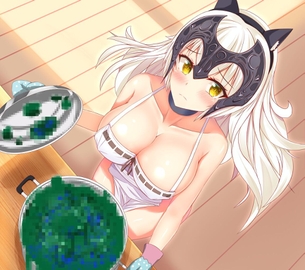 【裸エプロン】性欲＞食欲って感じの裸エプロンの画像ください その11