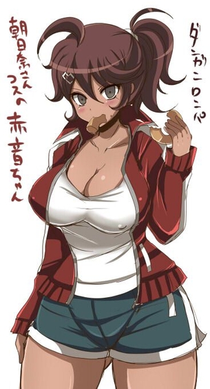 【エロ画像】ダンガンロンパのエロコスプレの参考にしたくなる終里赤音のキャラクター画像