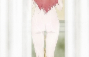 アニメ『見える子ちゃん』7話で女の子のエロいお尻が丸見えになってるシャワーシーン！