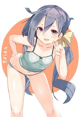 【エロ画像】艦隊これくしょんのエロコスプレの参考にしたくなる夕雲のキャラクター画像