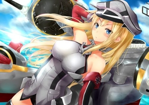 快楽に堕ちそうになってるアヘ顔のビスマルク抜けるエロ画像！【艦隊これくしょん】