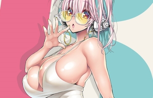 『すーぱーそに子』デビュー15周年記念でとんでもないおっぱいがこぼれてるエロイラスト