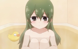 アニメ『先輩がうざい後輩の話』3話で女の子のエロいお風呂入浴シーンやサンタコスなど！