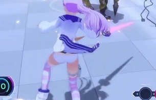『超次元ゲイム ネプテューヌ Sisters vs Sisters』戦闘でパンチラしまくりパンツ見せまくり