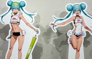 初音ミク『レーシングミク2022』エロすぎる「Tropical Ver.」と「Tropical Maid Ver.」の衣装！