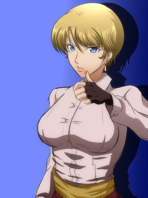 【ザ・キング・オブ・ファイターズ】キングのイキ顔になってるドエロい抜ける画像