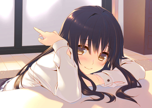 ２次元　可愛い女の子がこっち見てる非エロ画像まとめ　50枚