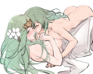 【２次】女の子同士で乳合わせしちゃってるエロ画像その１７