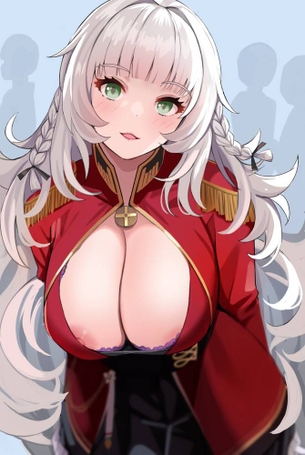 【二次エロ】 女の子の乳首や乳輪がチラ見えしてしまっているエロ画像