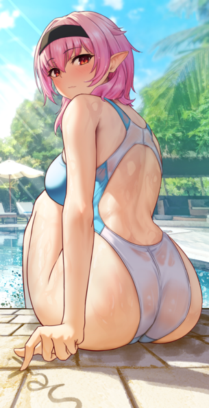 【二次】背中の開いた服ってクッソエロいよな… Part2【エロ画像】